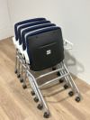 ウチダ（内田洋行）ネスティングチェア4脚セット 商品画像8