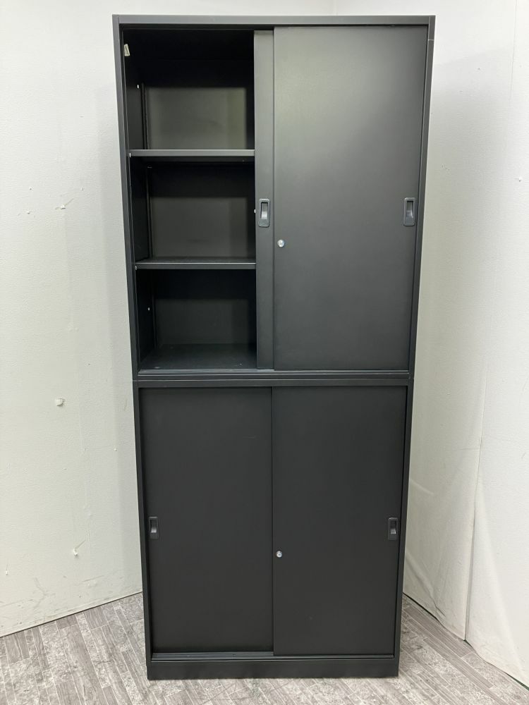 井上金庫ICシリーズ 引違い上下書庫 商品画像2