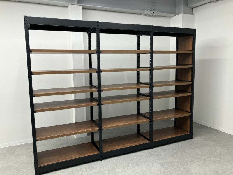 オカムラ木製3連シェルフ 商品画像1