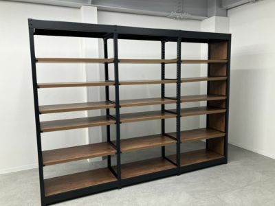 オカムラ木製3連シェルフ 商品画像1
