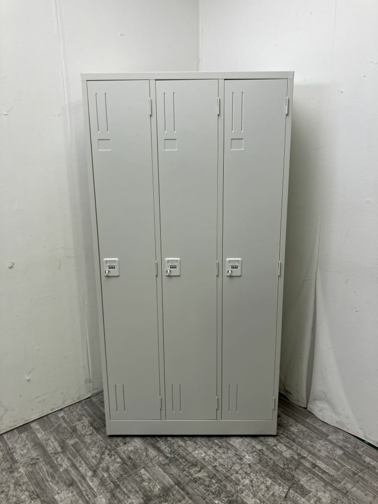 アルプスダイヤル式3人用ロッカー 商品画像1