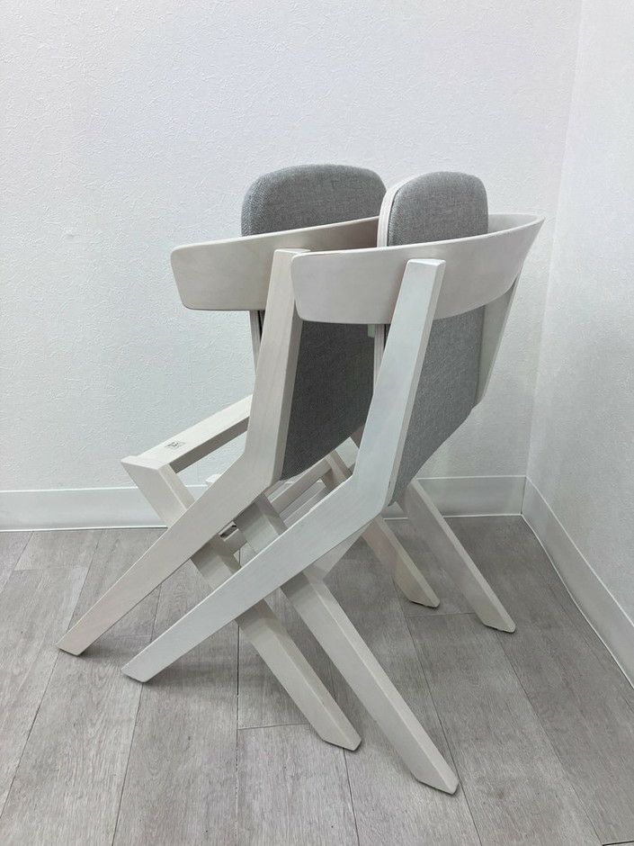 コクヨデイズオフィスウッドサイド(DAYS OFFICE wood side)シリーズ ネスティングチェア 2脚セット 商品画像5