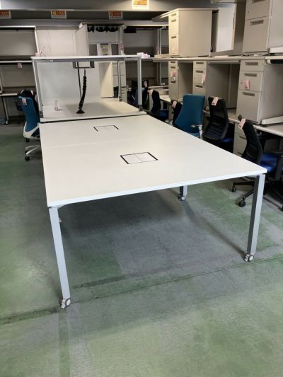 コクヨワークフィットシリーズ 1200ワークテーブル2台セット 商品画像1