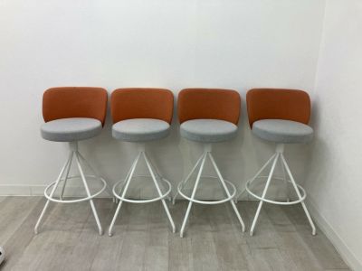 コクヨ コーデシリーズ ハイチェア4脚セット