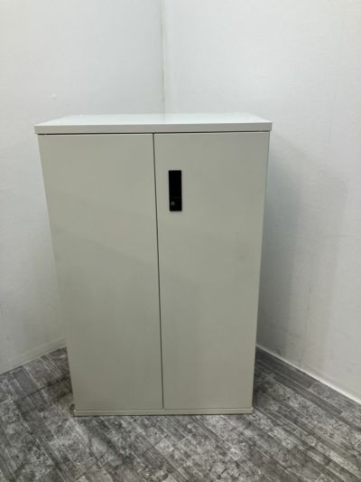 プラスフラットラインシリーズ 天板付両開き書庫 商品画像1
