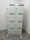 オカムラレクトラインシリーズ プッシュ錠式8人用パーソナルロッカー 商品画像1