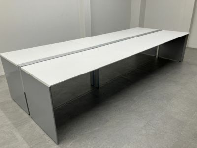 コクヨ ワークヴィスタシリーズ 6人用フリーアドレスデスク+ワゴンセット