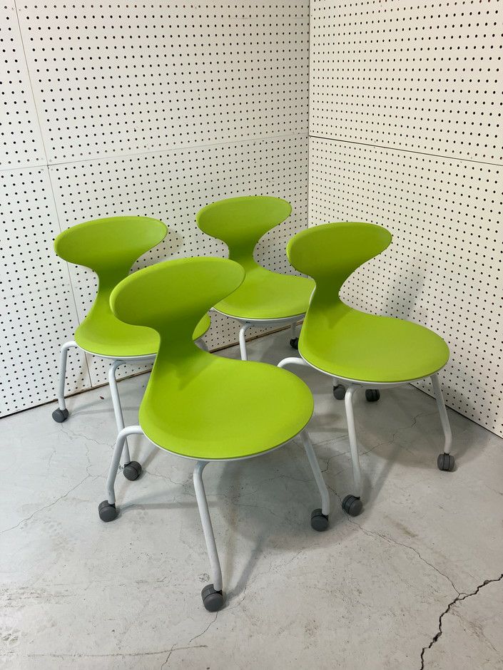 コクヨCampus up(キャンパスアップ)シリーズ ミーティングチェア4脚セット 商品画像2