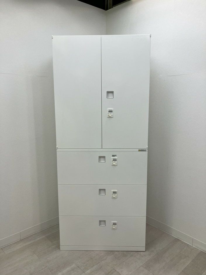 オカムラレクトラインシリーズ 両開きラテラル上下書庫 商品画像2