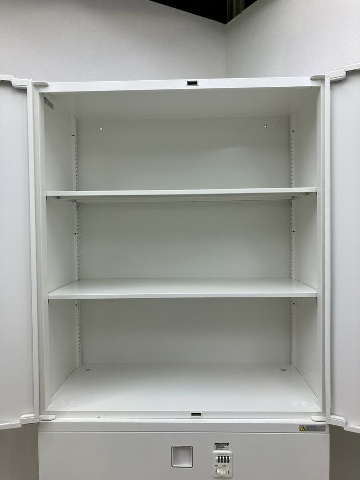 オカムラレクトラインシリーズ 両開きラテラル上下書庫 商品画像7