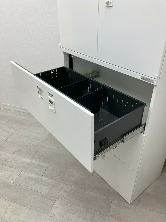 オカムラレクトラインシリーズ 両開きラテラル上下書庫 商品画像12