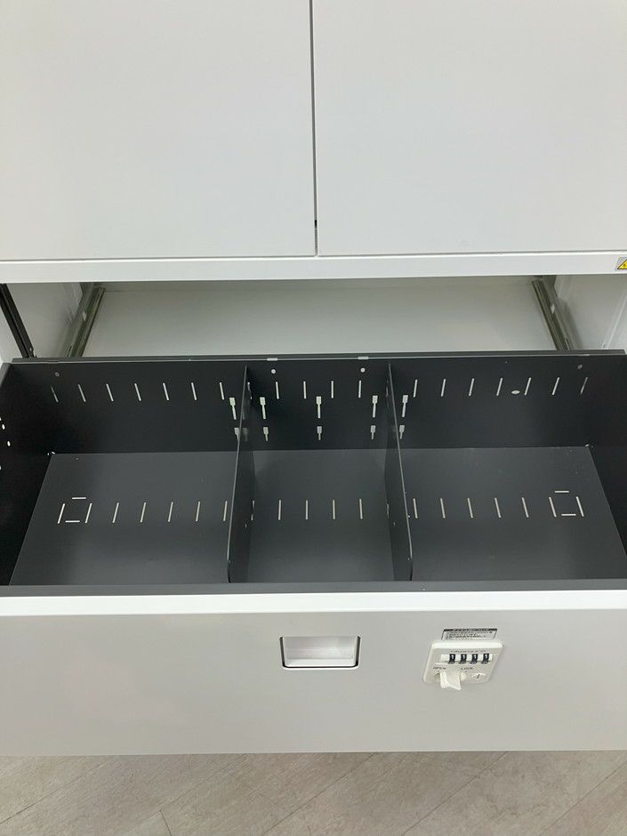 オカムラレクトラインシリーズ 両開きラテラル上下書庫 商品画像13