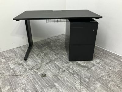 1200平デスク+ワゴンセット 商品画像1