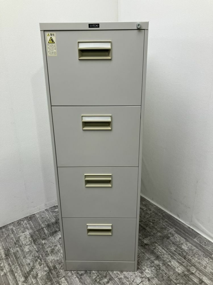 イトーキ4段キャビネット 商品画像1