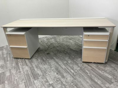 2000平デスク+ワゴン3点セット 商品画像1