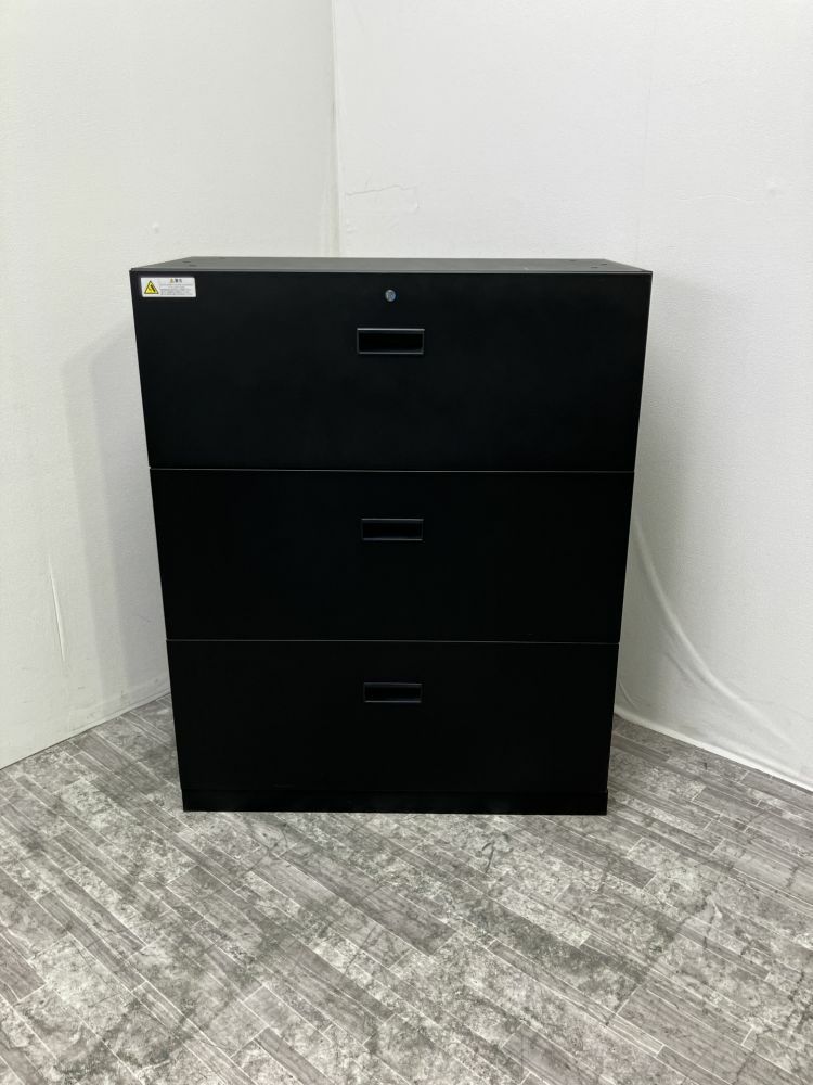 井上金庫3段ラテラル書庫 商品画像1