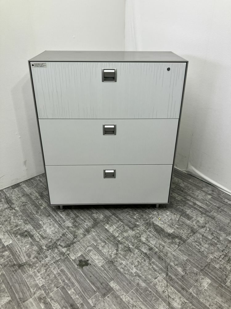 イトーキプラニティラインシリーズ 3段ラテラル書庫 商品画像1