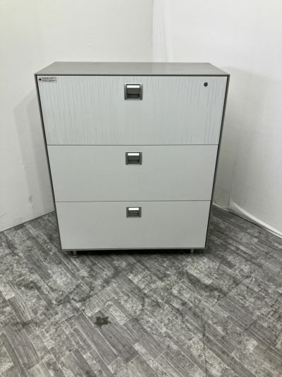 イトーキプラニティラインシリーズ 3段ラテラル書庫 商品画像1