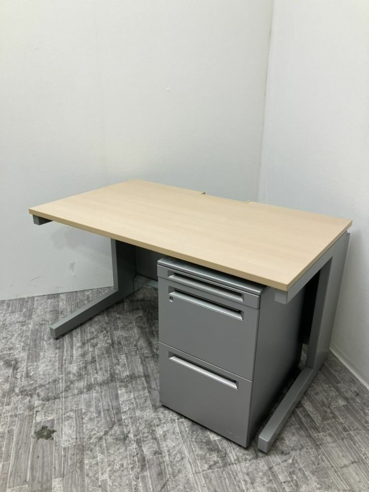 オカムラ1200平デスク+ワゴンセット 商品画像2