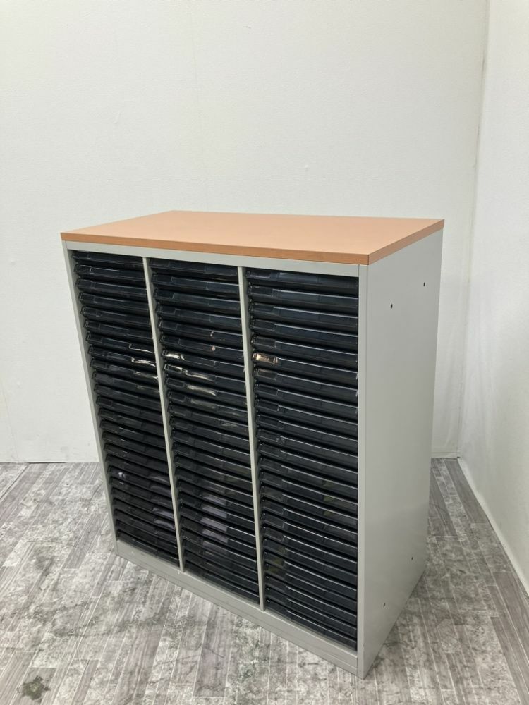 ウチダ（内田洋行）天板付きB4クリアケース書庫 商品画像2