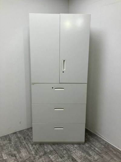 DSKバリアス・シストシリーズ 3段ラテラル・両開き上下書庫 商品画像1