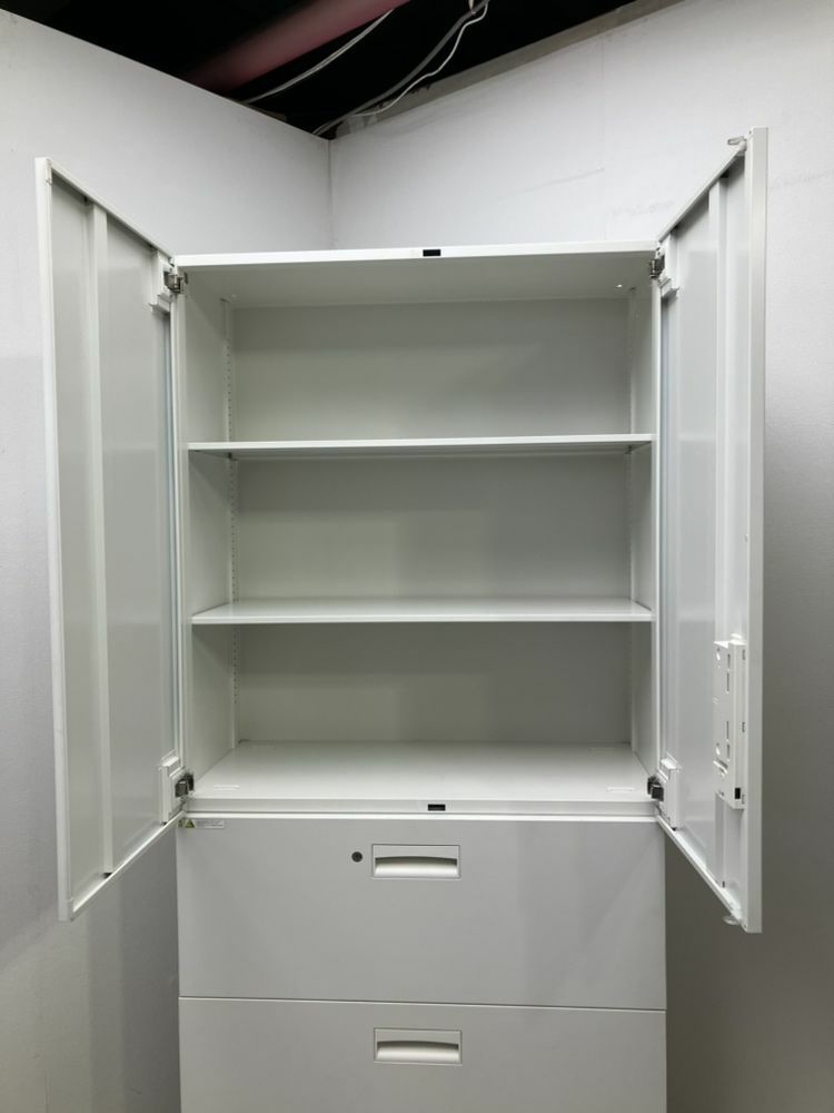 DSKバリアス・シストシリーズ 3段ラテラル・両開き上下書庫 商品画像3