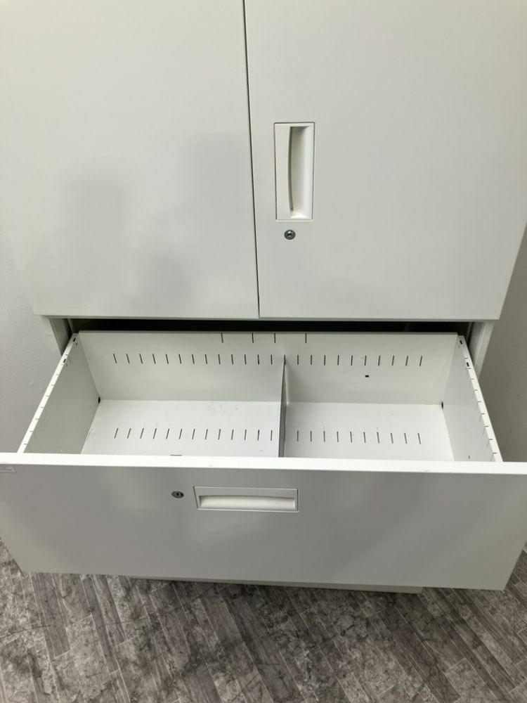 DSKバリアス・シストシリーズ 3段ラテラル・両開き上下書庫 商品画像4