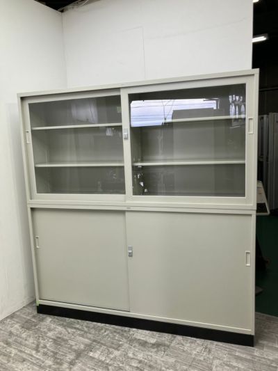 JOINTEX（ジョインテックス）引違い・ガラス引違い上下書庫 商品画像1