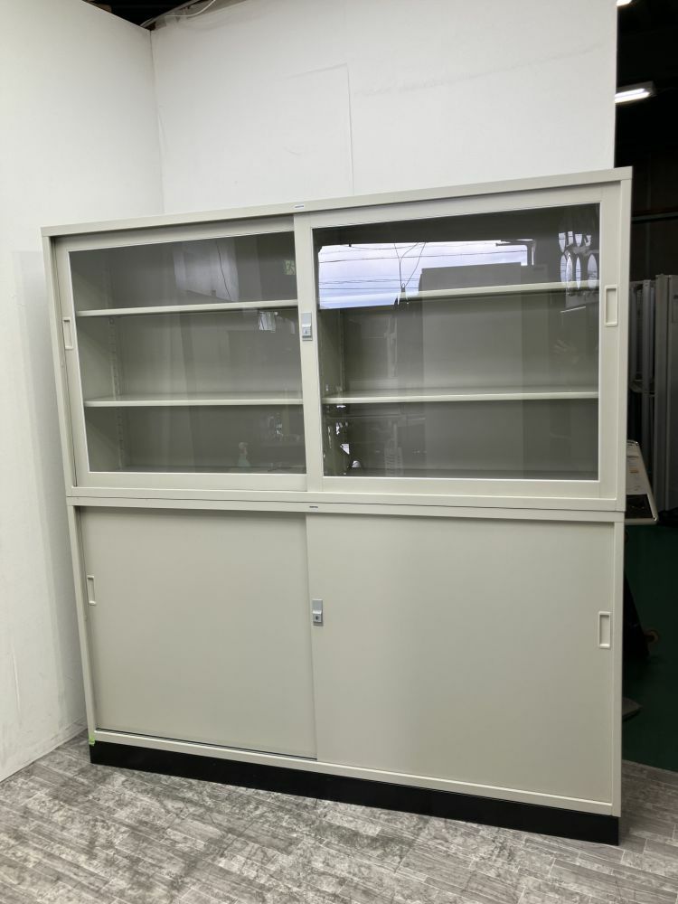 JOINTEX（ジョインテックス）引違い・ガラス引違い上下書庫 商品画像1