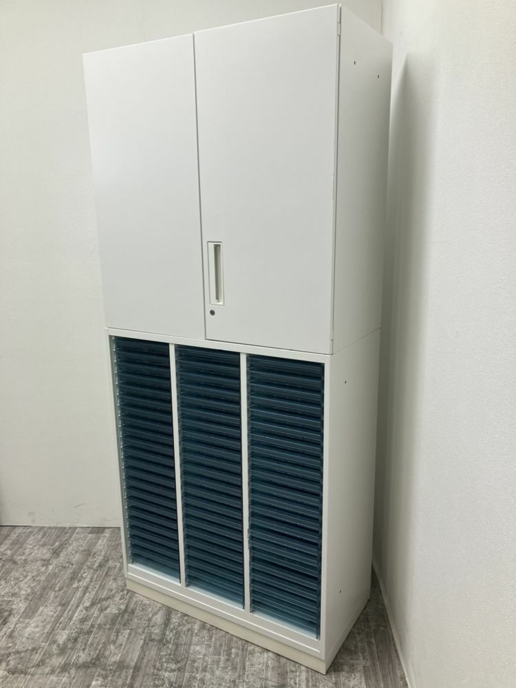 コクヨEDIA(エディア)シリーズ A4クリアケース・両開き上下書庫 商品画像2