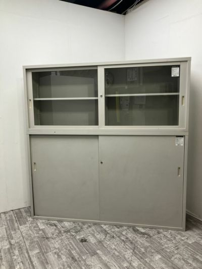 コクヨ引違い・ガラス引違い上下書庫 商品画像1