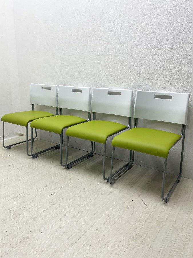 アレグアチェアシリーズ スタッキングチェア4脚セット 商品画像1