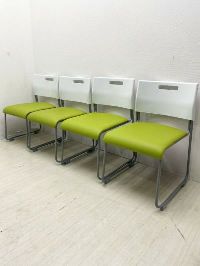 アレグアチェアシリーズ スタッキングチェア4脚セット 商品画像1