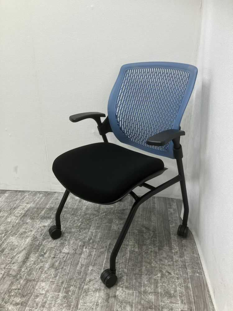 アイコ固定肘付ネスティングチェア 商品画像1