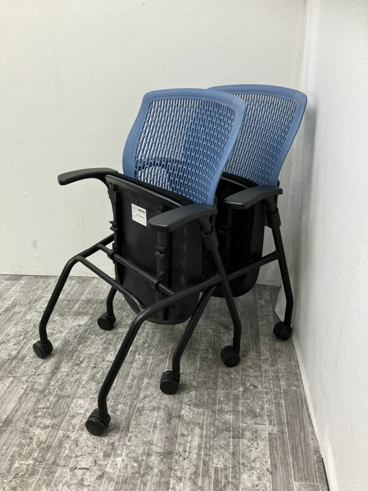 アイコ固定肘付ネスティングチェア 商品画像10