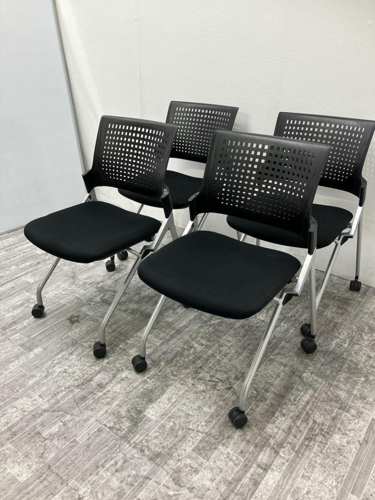 イトーキMonon(モノン)チェア ネスティングチェア４脚セット 商品画像1