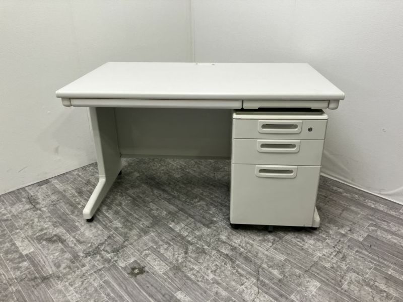 プラス1200平デスク＋ワゴンセット 商品画像1