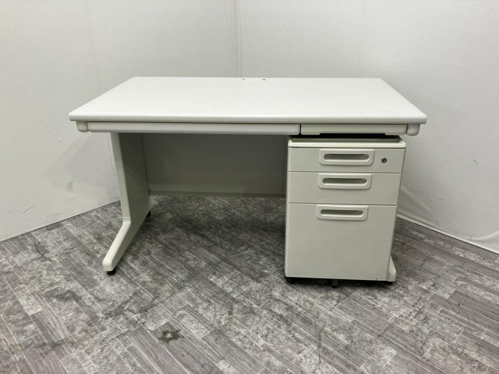 プラス1200平デスク＋ワゴンセット 商品画像1