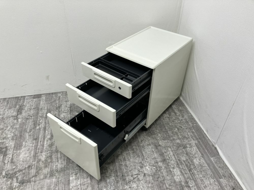 プラス1200平デスク＋ワゴンセット 商品画像9