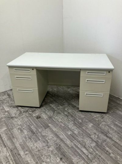 井上金庫1400両袖デスク 商品画像1