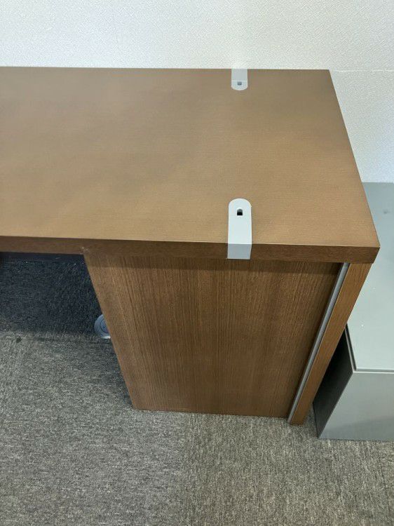 コクヨN650シリーズ 役員室用1800両袖デスク+サイドテーブルセット 商品画像10