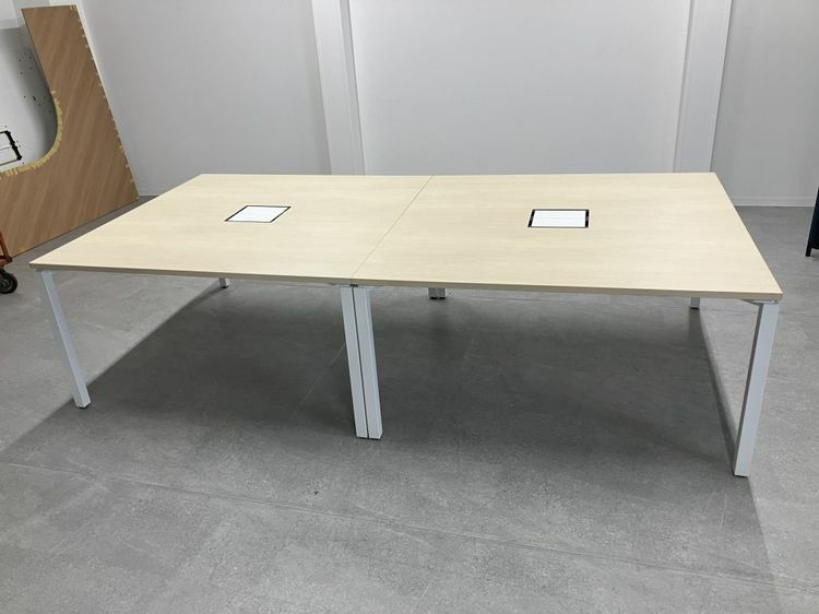 コクヨワークフィットシリーズ 1400ワークテーブル2台セット 商品画像1