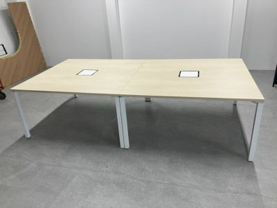コクヨワークフィットシリーズ 1400ワークテーブル2台セット 商品画像1