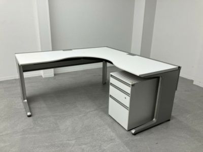 イトーキインターリンクRシリーズ 1600L型デスク+ワゴンセット 商品画像1