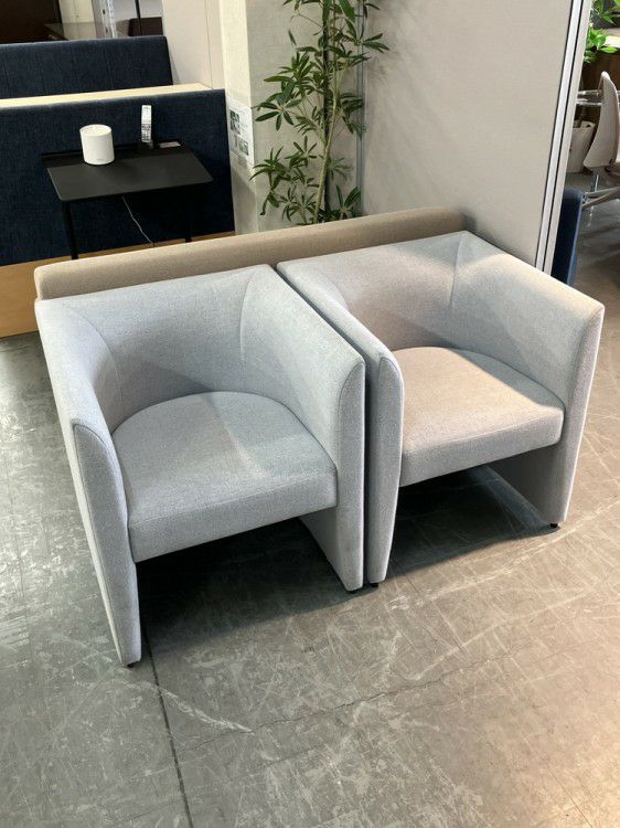 イトーキコジモシリーズ 1人掛けソファ2脚セット 商品画像1