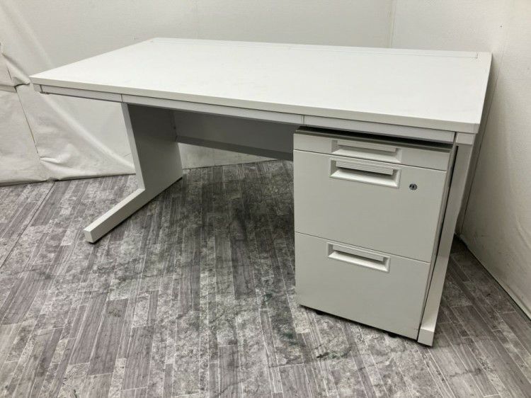 ウチダ（内田洋行）1400平デスク+ワゴンセット 商品画像2