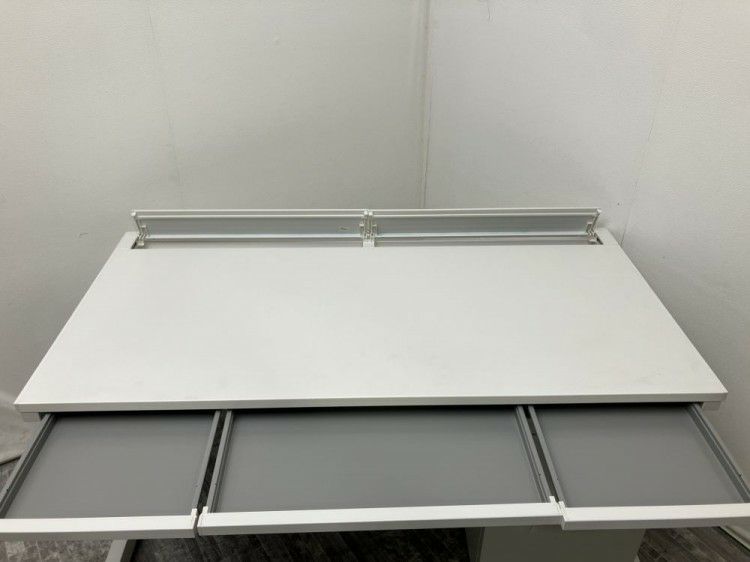 ウチダ（内田洋行）1400平デスク+ワゴンセット 商品画像6