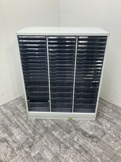 ウチダ（内田洋行）HS(ハイパーストレージ)シリーズ 天板付クリアケース書庫 商品画像1