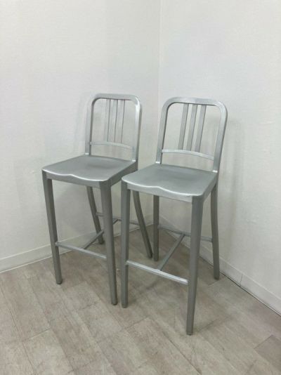 NAVY(ネイビー)シリーズ ハイチェア2脚セット 商品画像1