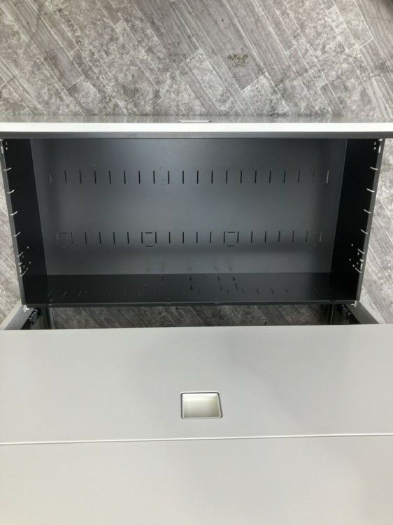 オカムラレクトラインシリーズ 天板付3段ラテラル書庫 商品画像6